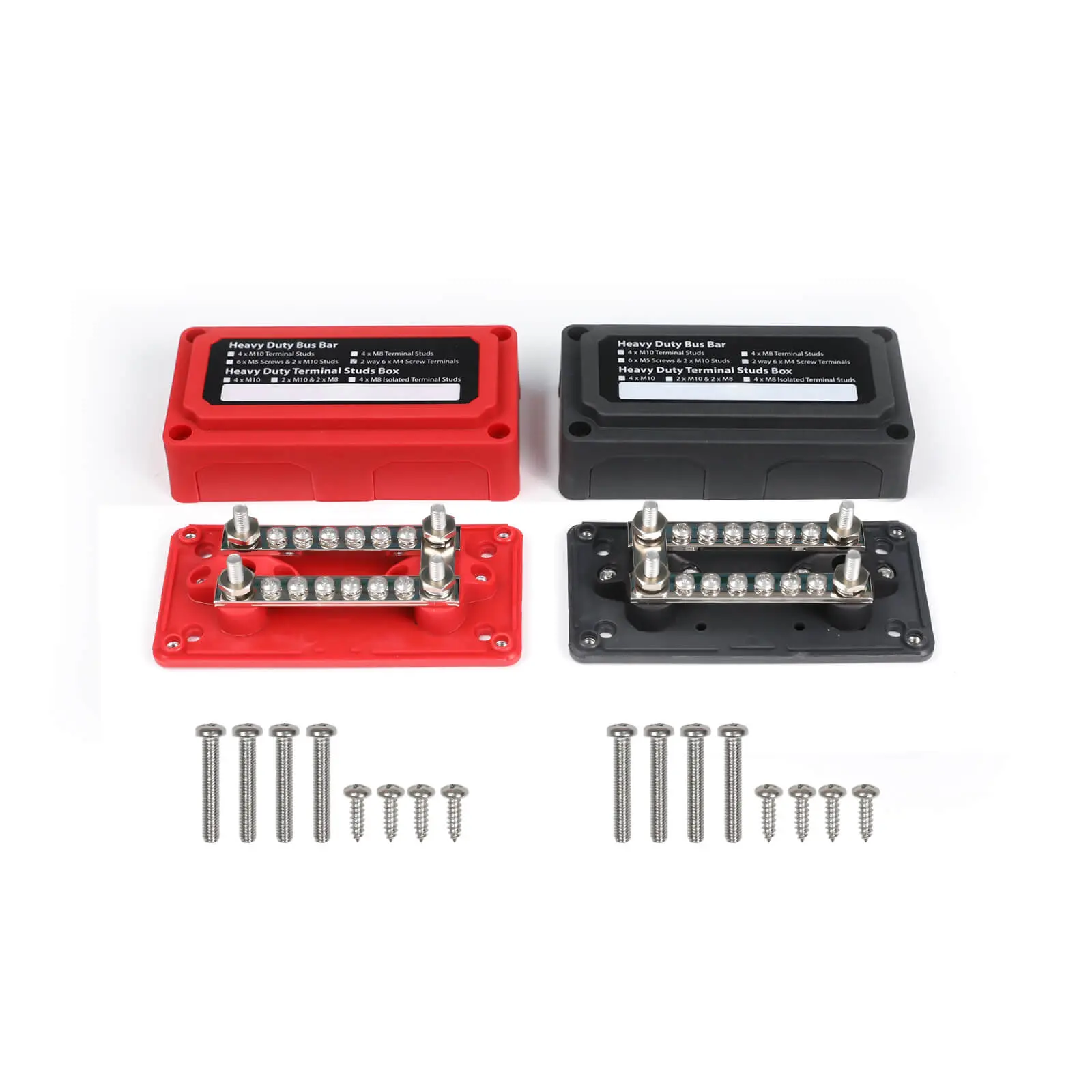 100A/300A  Red/Black Busbar - Image 12