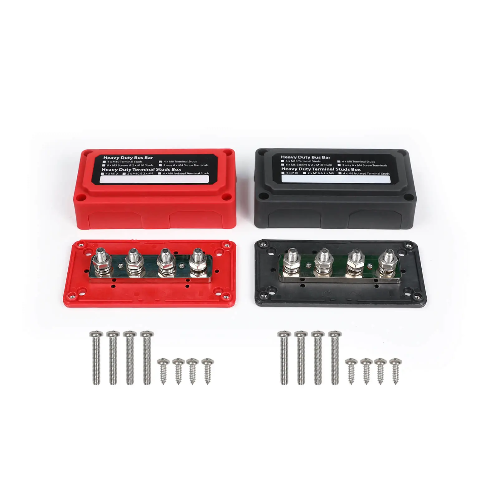 100A/300A  Red/Black Busbar - Image 14