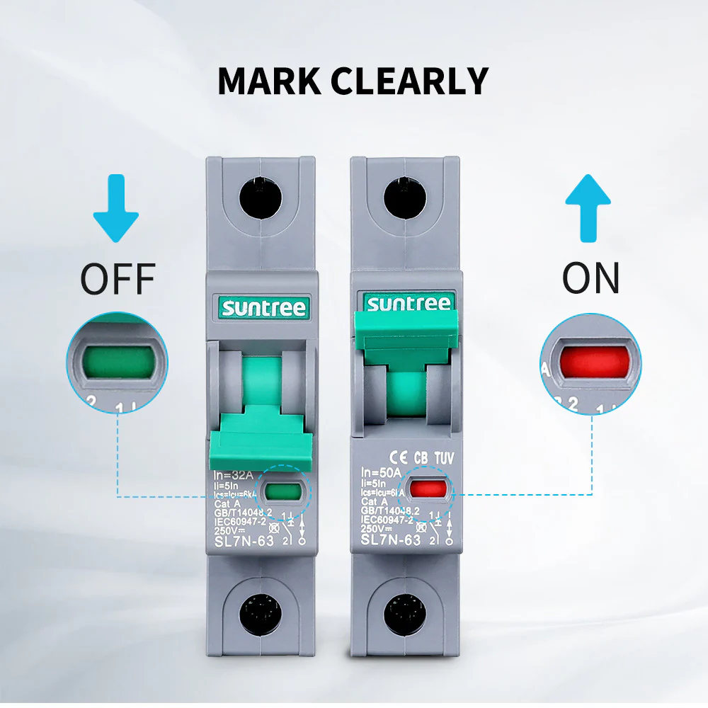10A/16A/32A/50A/63A 1P DC Miniature Circuit Breaker - Image 6