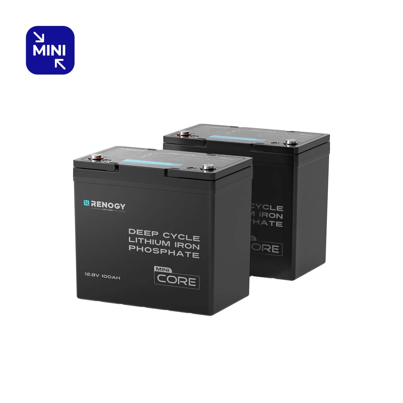 Mini Size 12.8V 100Ah Lithium Iron Phosphate Battery - Image 3