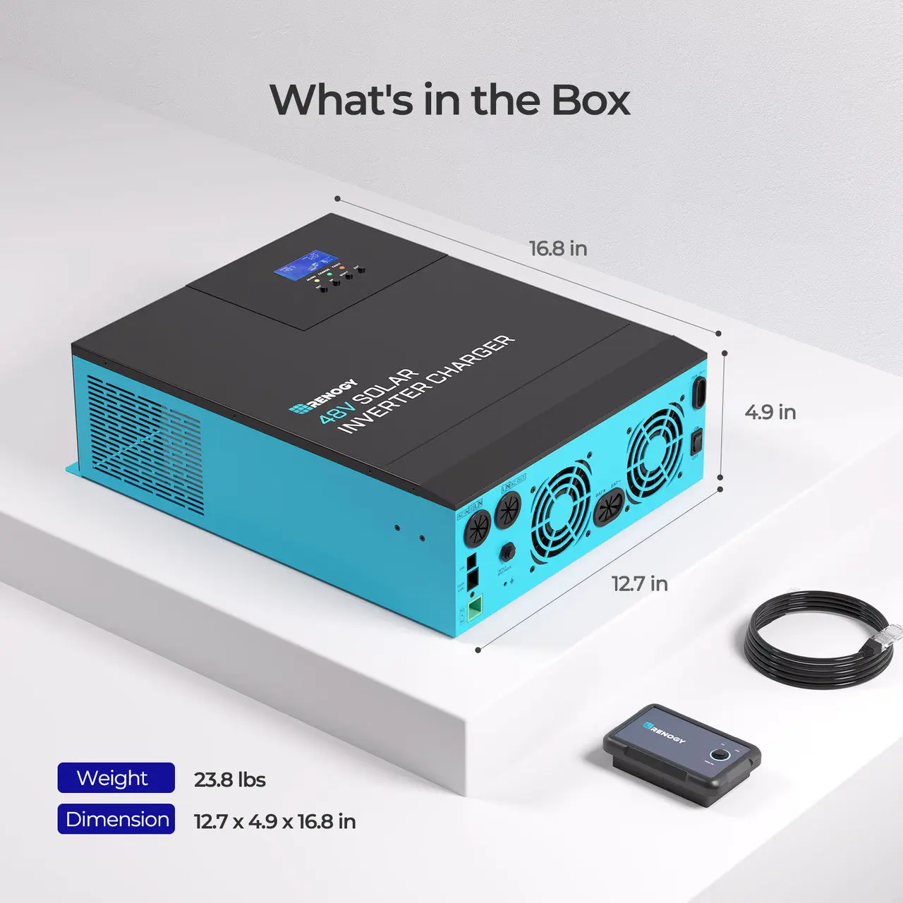 48V Standard Backup System – 50Ah Self-Heating LiFePO4 Battery & 3500W Solar Inverter Charger - Image 18