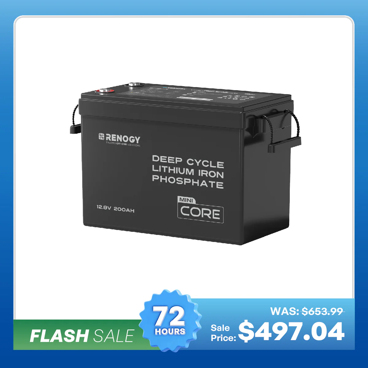Mini Size 12V 200Ah LiFePO4 Battery w/ Low-Temperature Protection - Image 14