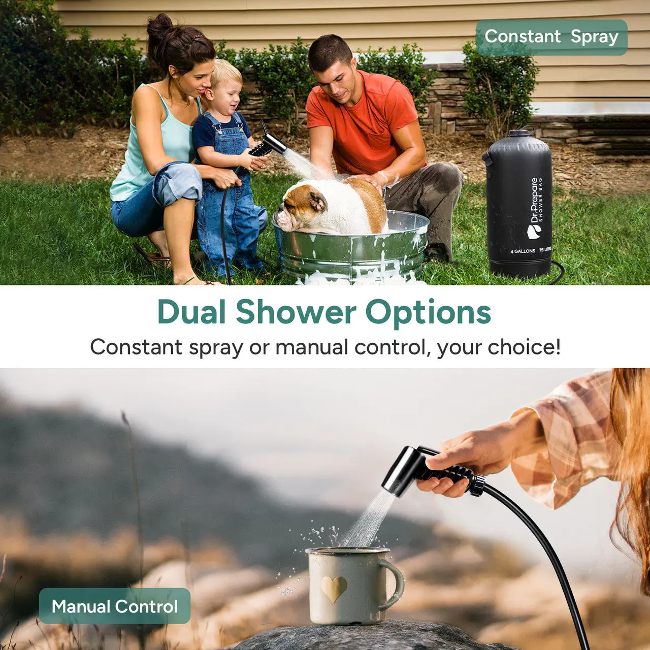 Dr.Prepare 20L Camping Shower Bag - Image 20