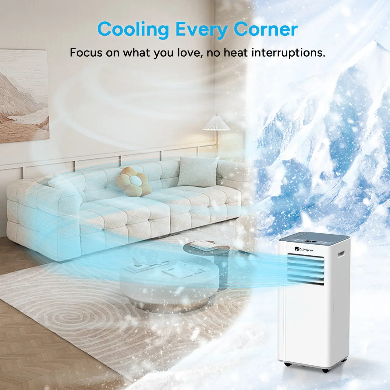 Dr.Prepare 8000 BTU Portable Air Conditioner - Image 4