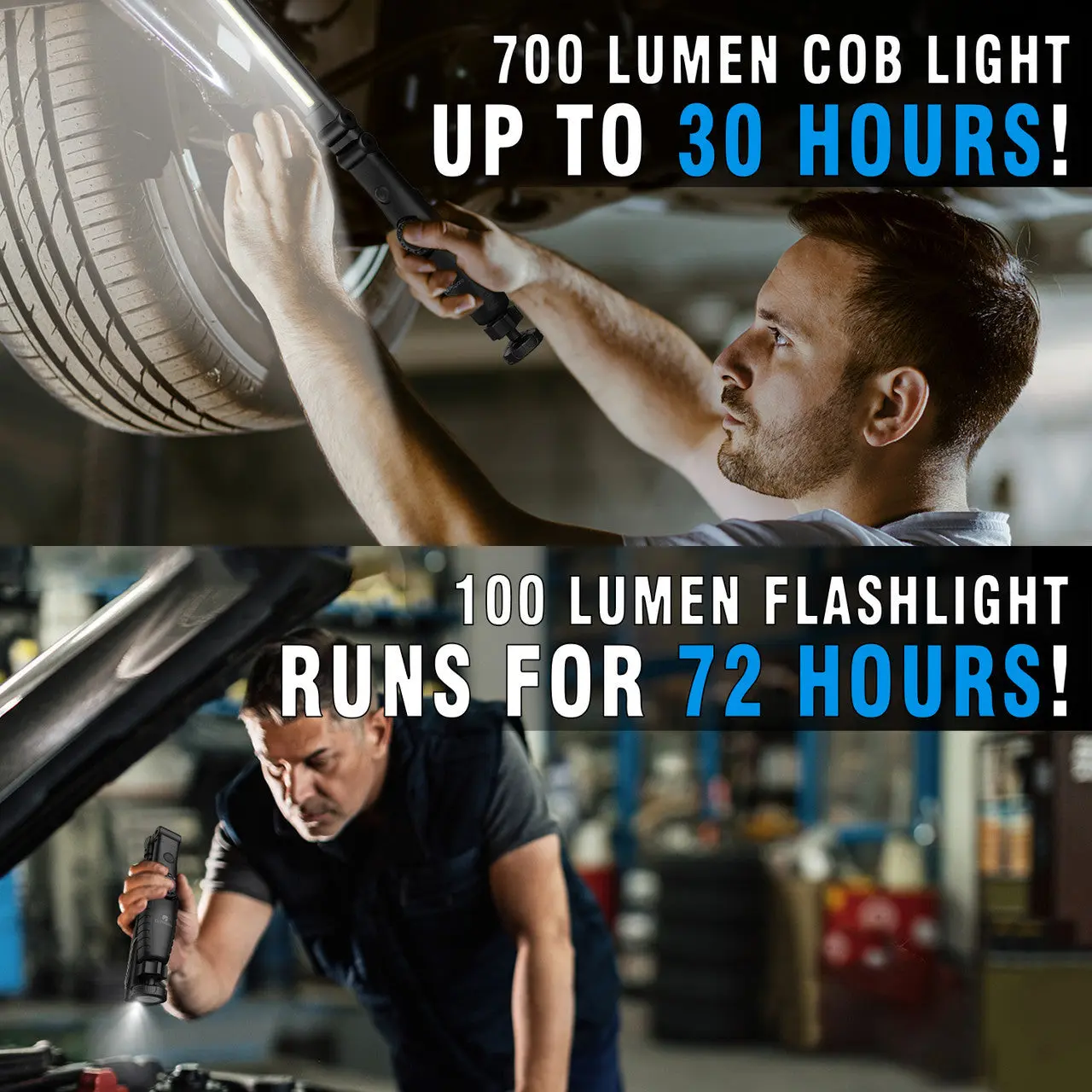 Dr. Prepare LED Work Light, 700 Lumens Rechargeable Work Light - Image 15