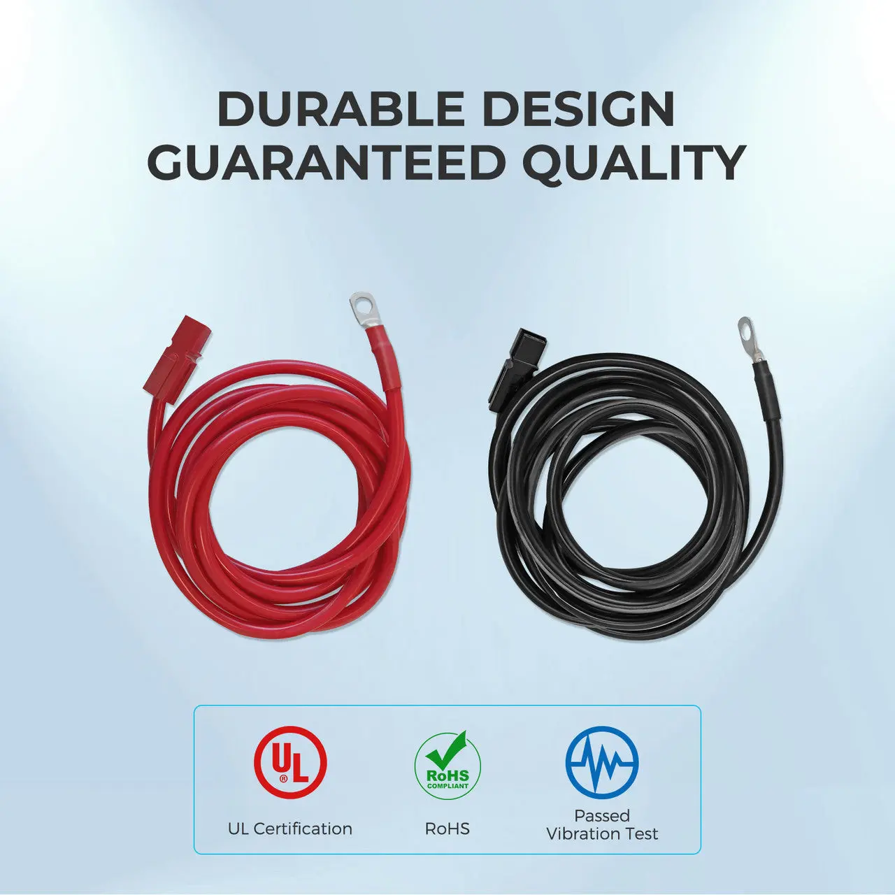 Renogy 10FT 6AWG Anderson Adapter Cable(Anderson PP75 - 3/8 in Lugs) - Image 4