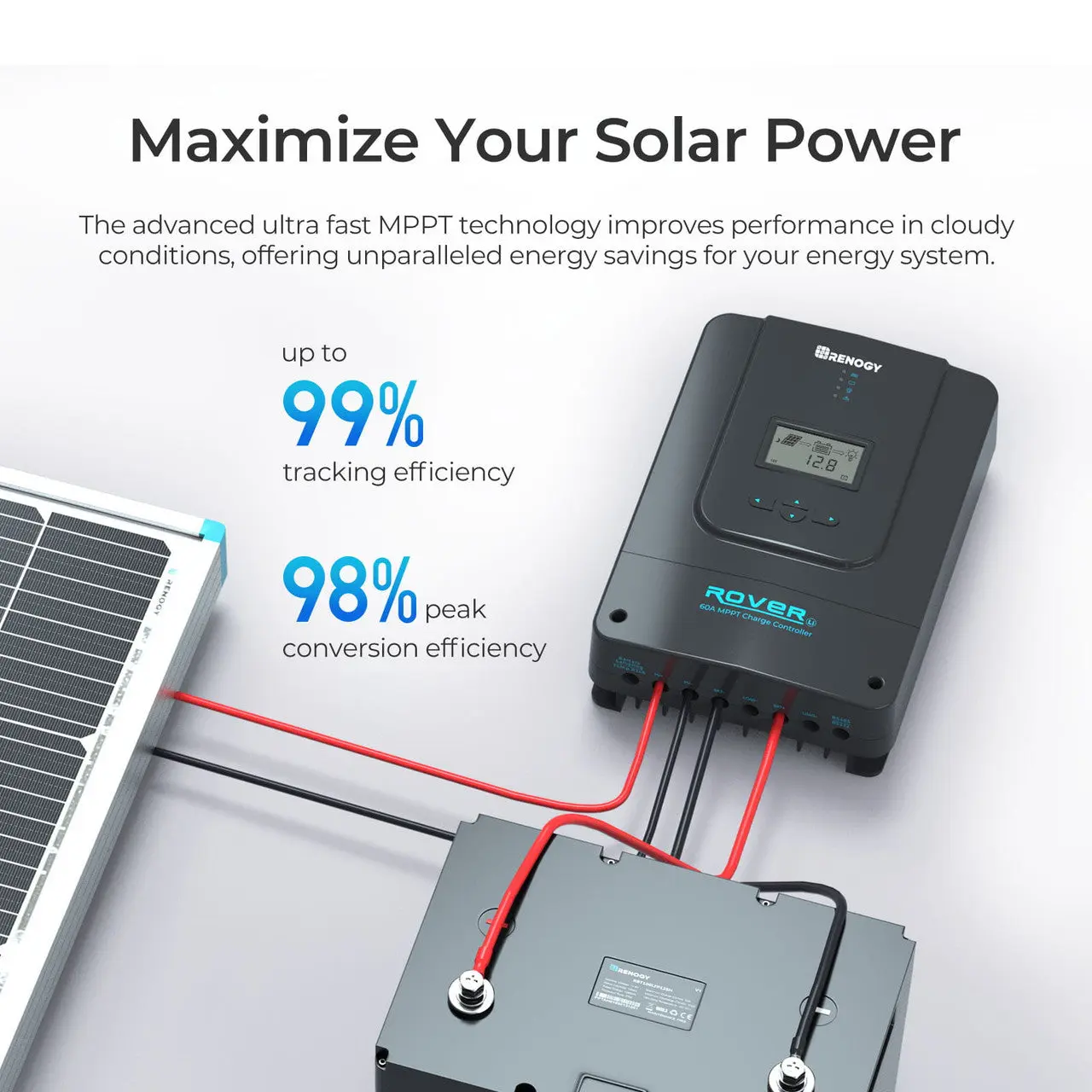Rover 60 Amp MPPT Solar Charge Controller - Image 4