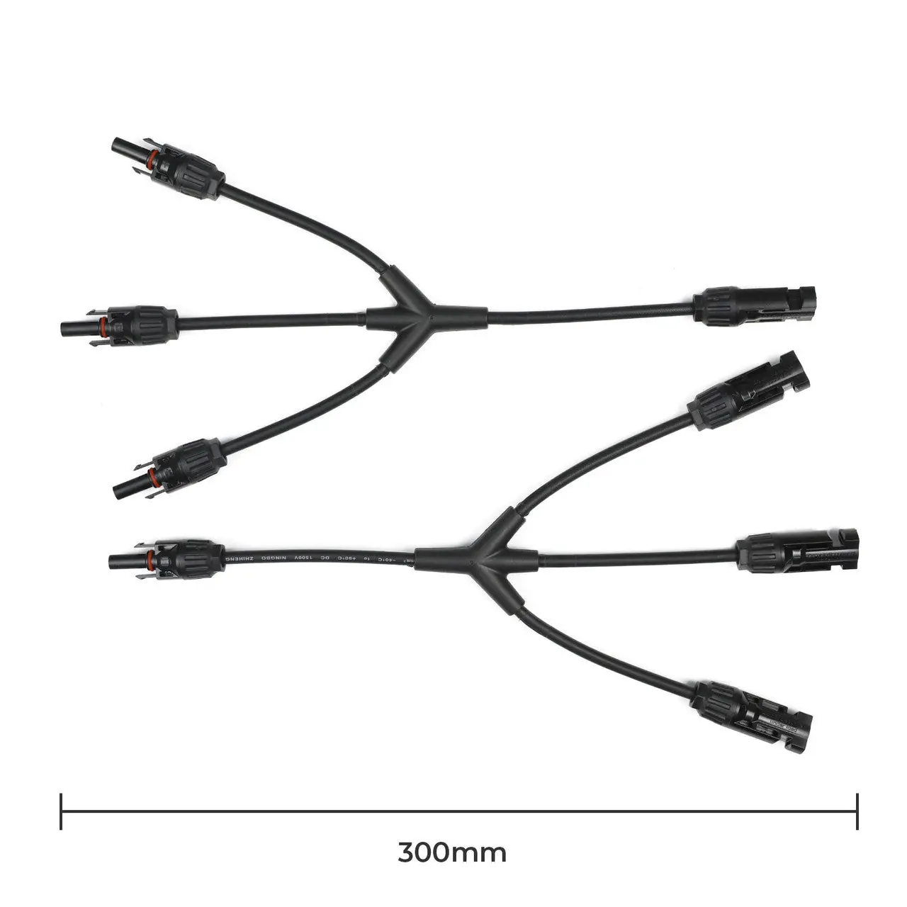 Solar Connectors M Branch Parallel Adapter Cable MMMF+FFFM Pair