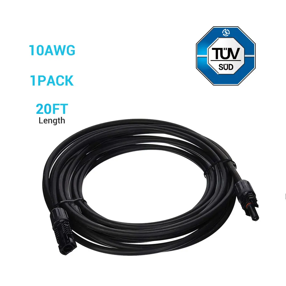 Solar Panel Extension Cable with Male to Female Solar Connectors (Single) - Image 15